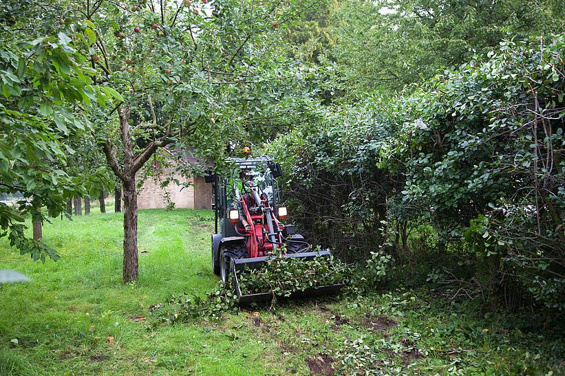 Weidemann Hoftrac 1280 im Einsatz