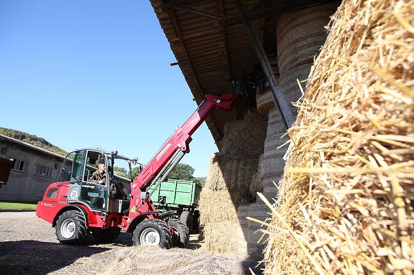 Weidemann Teleskopradlader 3070T im Einsatz