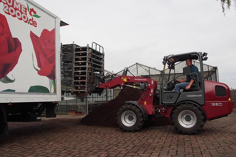 Weidemann Hoftrac 1380 im Einsatz