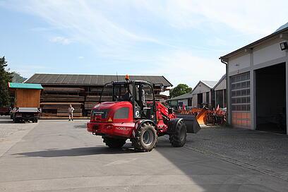 Weidemann Teleskopradlader 4080LPT im Einsatz