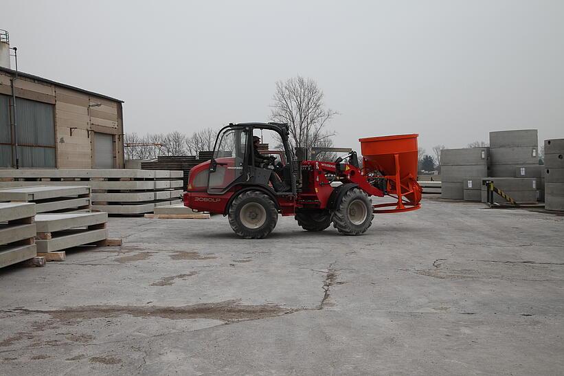 Weidemann Radlader 3080LP im Einsatz