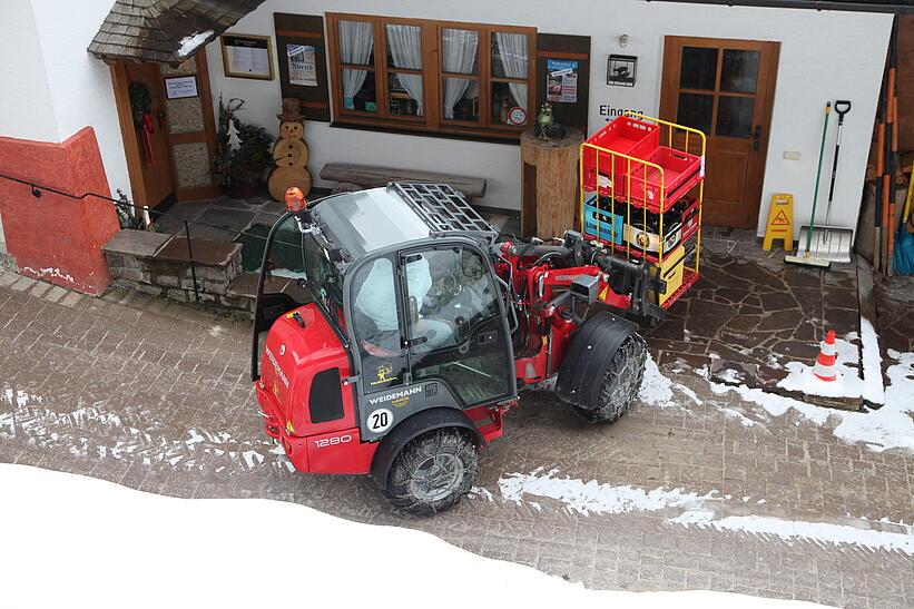 Weidemann Hoftrac 1280 im Einsatz