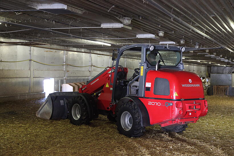 Weidemann Teleskopradlader 2070CX50 LPT im Einsatz