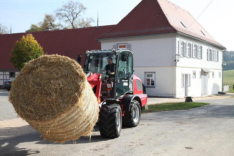 Weidemann Teleskopradlader 5080T im Einsatz