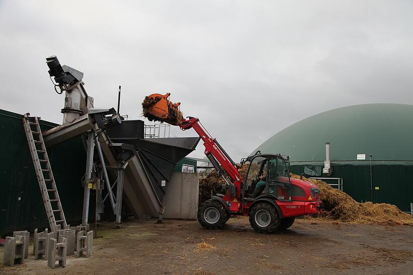 Weidemann Teleskopradlader 4080T im Einsatz