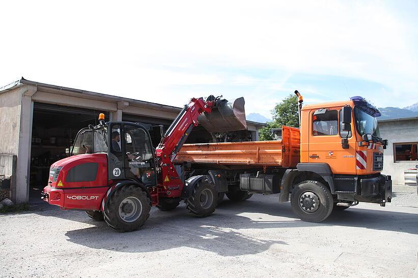 Weidemann Teleskopradlader 4080LPT im Einsatz