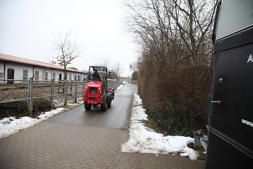 Weidemann 1160 eHoftrac im Einsatz