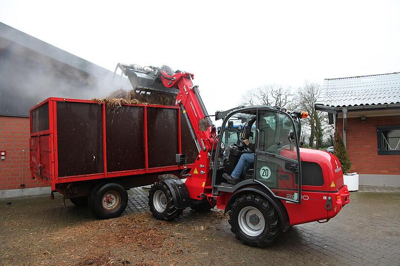 Weidemann Teleskopradlader 2070T im Einsatz