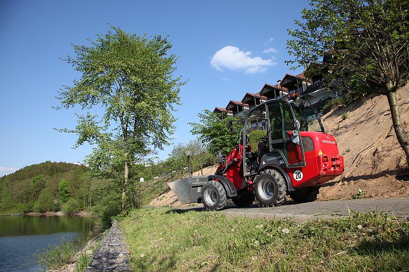 Weidemann Hoftrac 1370 im Einsatz