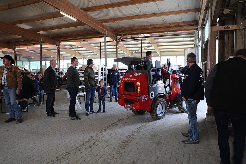 Weidemann 1160 eHoftrac im Einsatz