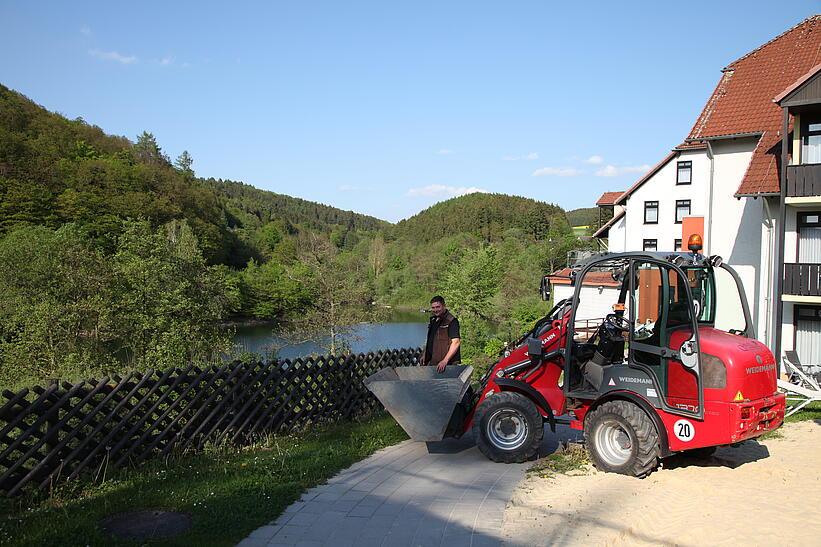 Weidemann Hoftrac 1370 im Einsatz