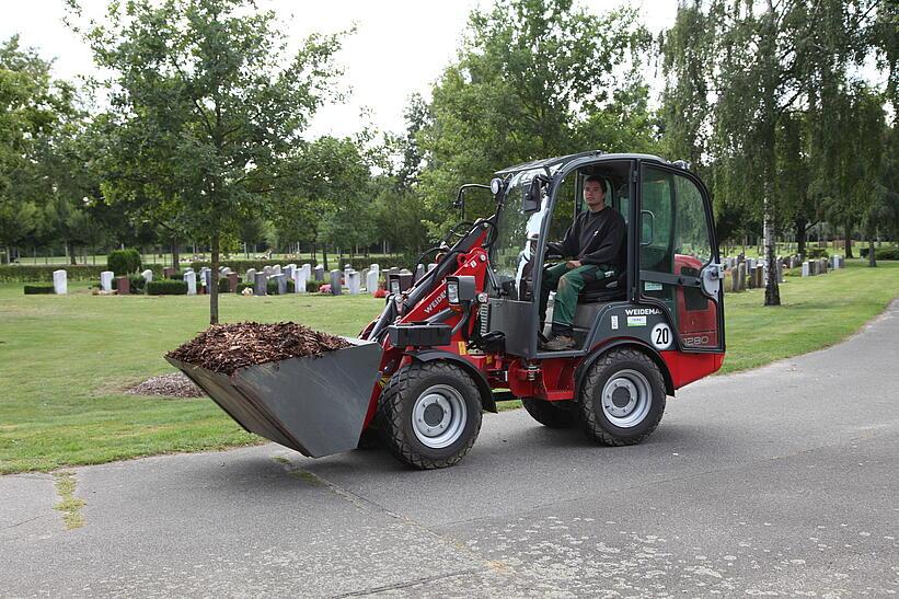 Weidemann Hoftrac 1280 im Einsatz