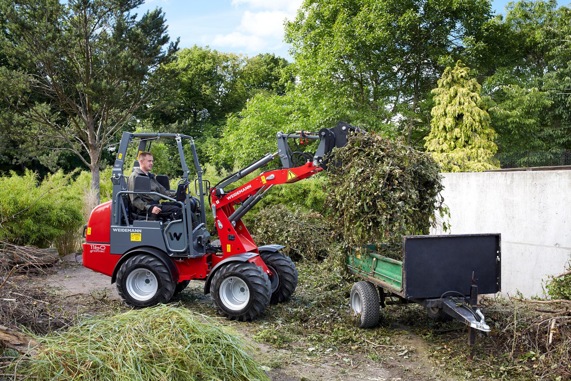 Weidemann Hoftrac 1160e en action