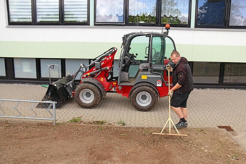 Weidemann Hoftrac 1280 im Einsatz