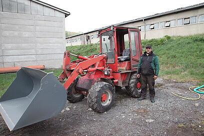 Weidemann wheel loader 3002 D/P, 2002 D/M in use