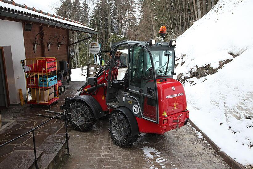 Weidemann Hoftrac 1280 im Einsatz