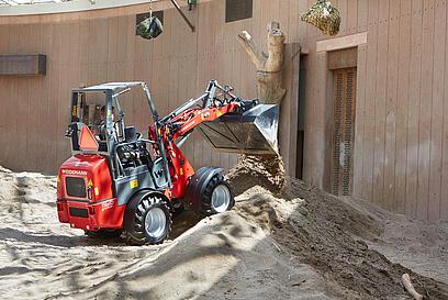 Weidemann 1160 eHoftrac im Einsatz