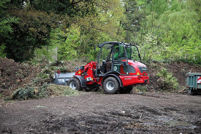 Weidemann Radlader 2080 im Einsatz