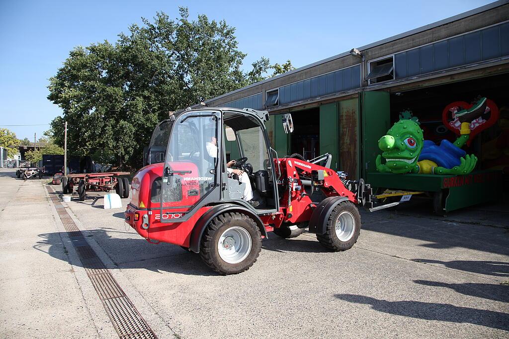 Weidemann Radlader 2070LP im Einsatz