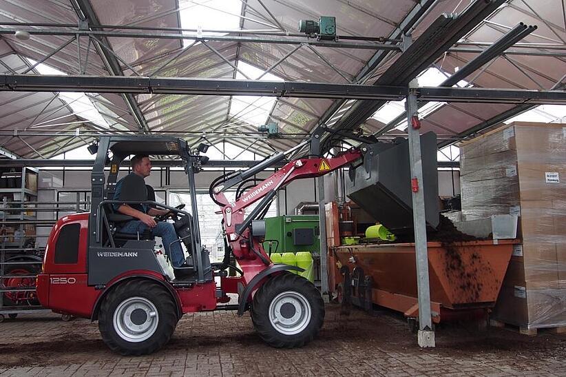 Weidemann Hoftrac 1250 im Einsatz