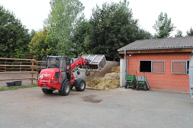 Weidemann Teleskopradlader 2070LPT im Einsatz