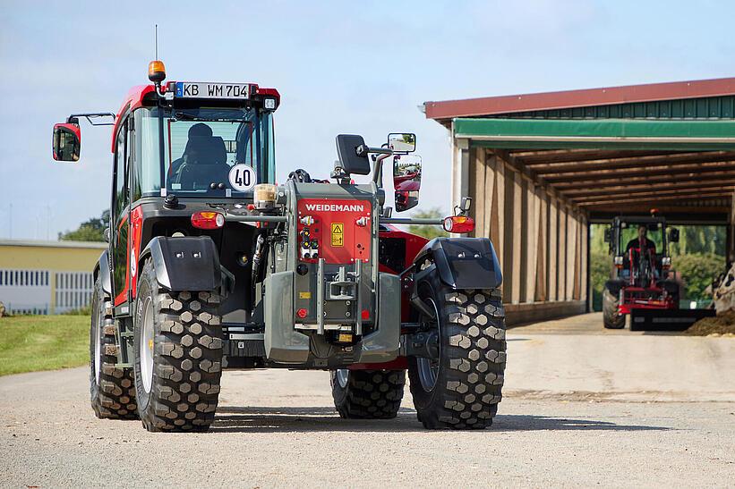 Weidemann Teleskoplader T7042 im Einsatz