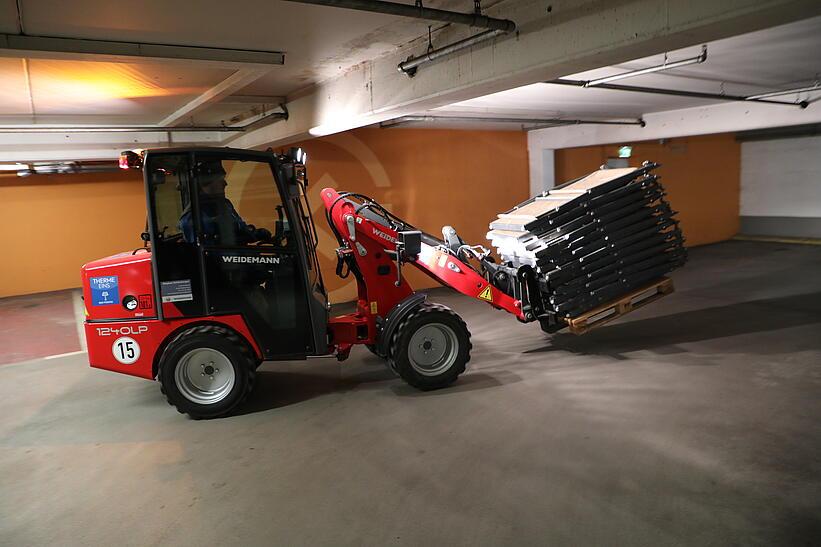 Weidemann Hoftrac 1240LP im Einsatz