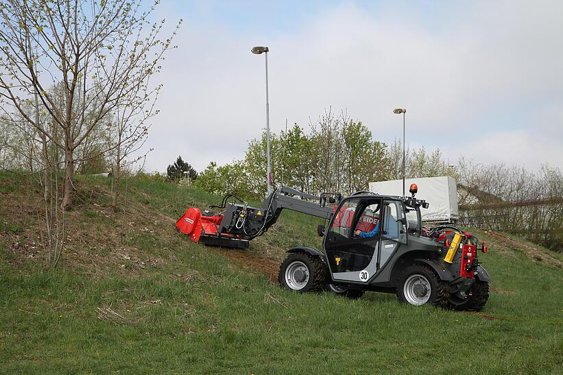 Weidemann Teleskoplader T5522 im Einsatz