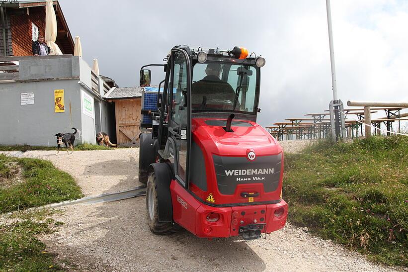 Weidemann Hoftrac 1880 im Einsatz