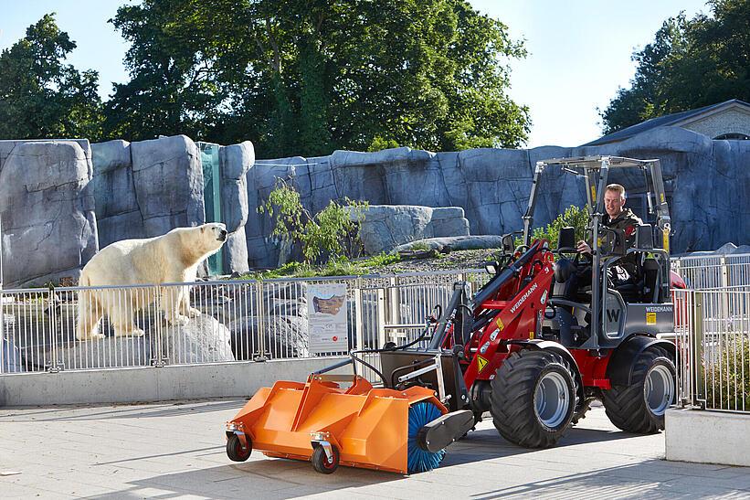 Weidemann 1160 eHoftrac im Einsatz