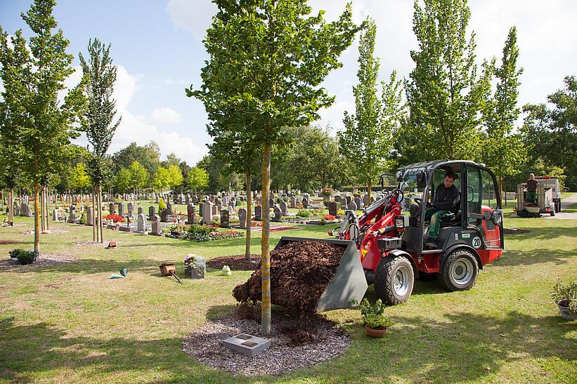 Weidemann Hoftrac 1280 im Einsatz