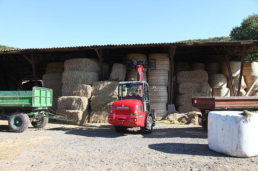 Weidemann Teleskopradlader 3070T im Einsatz