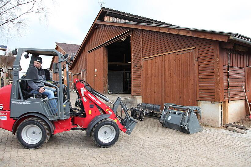 Weidemann Hoftrac 1160 im Einsatz